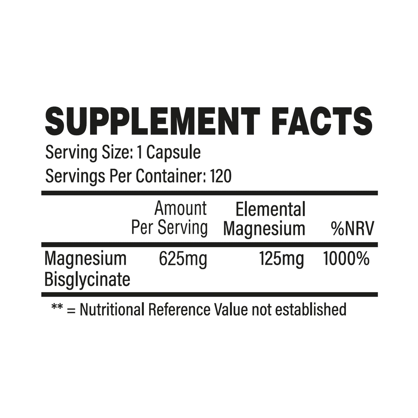 Trained By JP Magnesium 120 Caps
