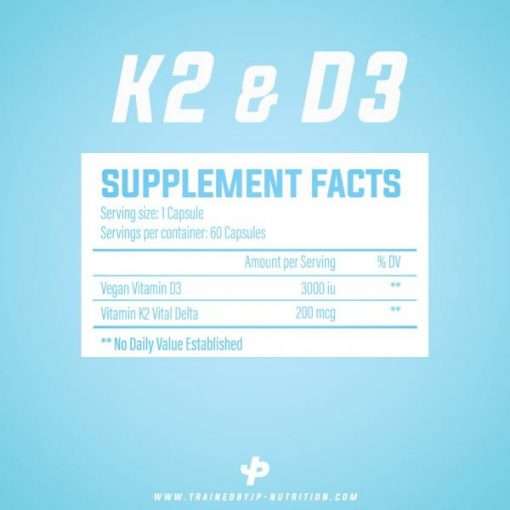 Trained By JP D3 & K2 60 caps