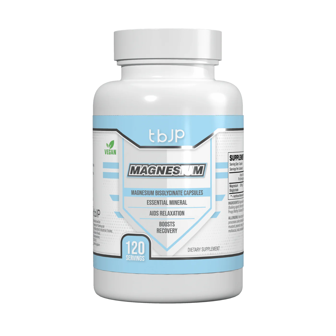 Trained By JP Magnesium 120 Caps